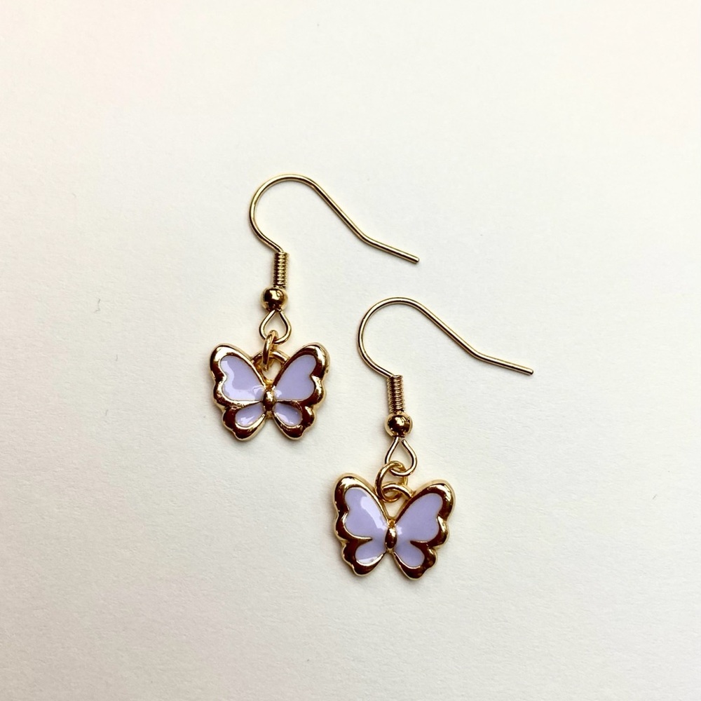 Handmade butterfly earrings🦋✨